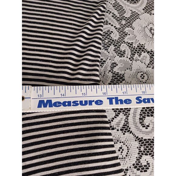 Repaired Striped Mockneck Sleeveless Super Soft Mini Dress - Picture 14 of 15